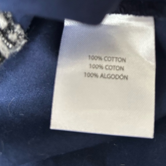 Hawke & Dumar Navy Anchor Men’s Button Fown Shirt NWOT XL - Picture 6 of 10